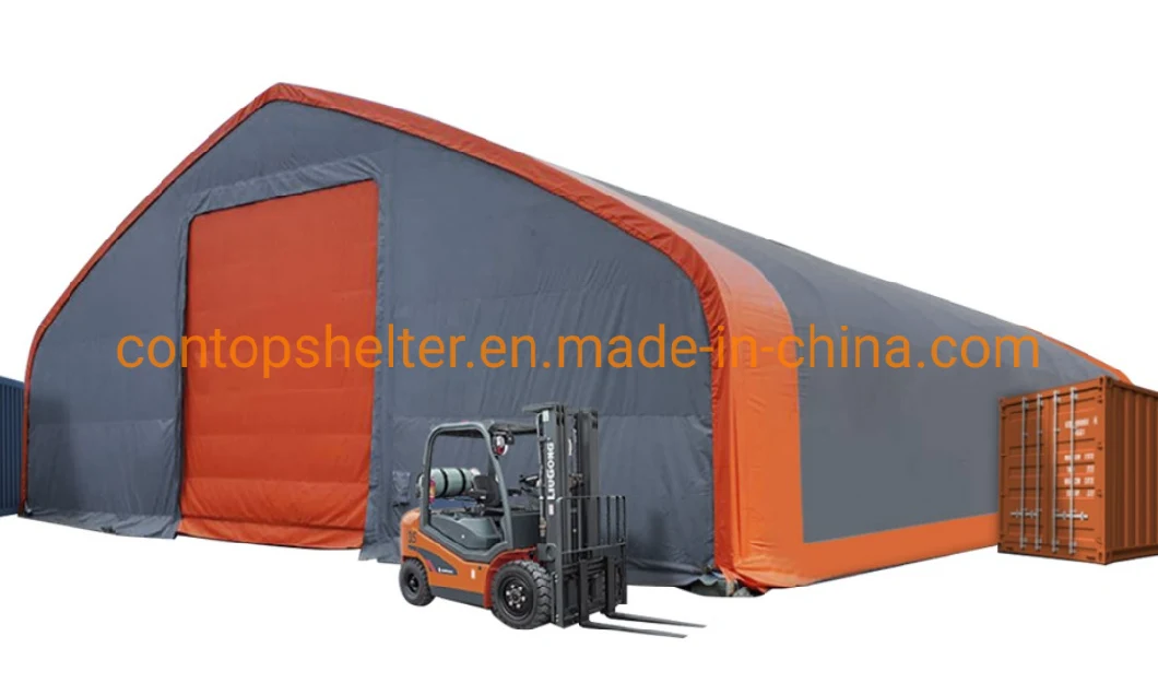 Industrial Storage Shelter PVC Cover Garage Bus Tent Steel Structure Warehouse Tent Canopy Tent