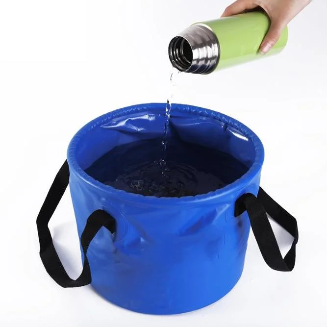 Travel Camping Beach PVC Collapsible Outdoor Storage Folding Fishing Water Bucket