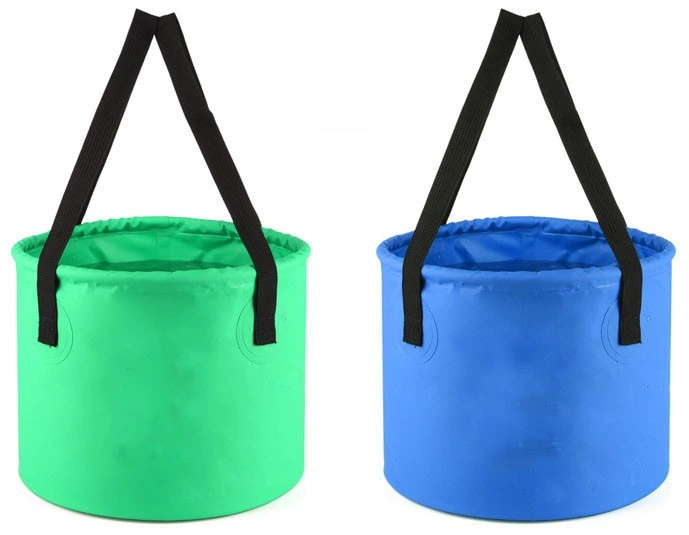 20L 500d PVC Tarpaulin Waterproof Camping Fishing Picnic Foldable Water Bucket