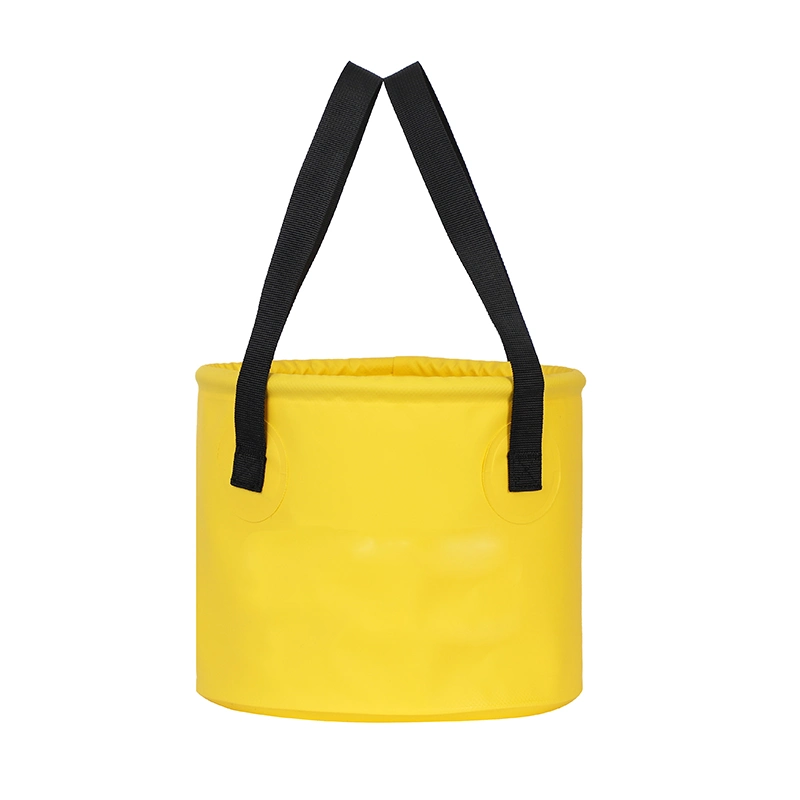 Outdoor Travel Camping Custom Logo Collapsible Water Bucket Portable PVC Folding Bucket