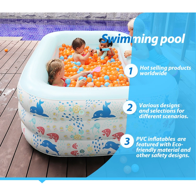 Adult Kids PVC Inflatable Baby Swimming Pool with Roof Water Games for Sale