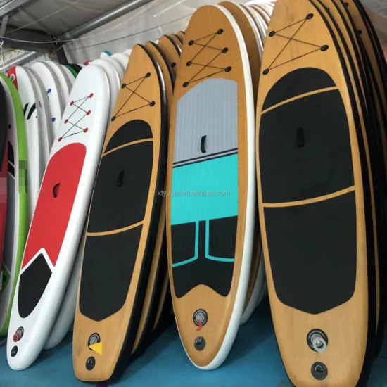 Neues Design PVC-Paddelbrett, aufblasbares Sup-Board, Paddel-Surfbrett, aufblasbares Stand-up-Surfbrett, Longboard-Stand-up-Paddel