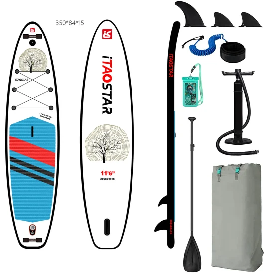 Itaostar Wassersport PVC Drop Stitch Material aufblasbare Sup Soft Top Stand Up Paddle Boards